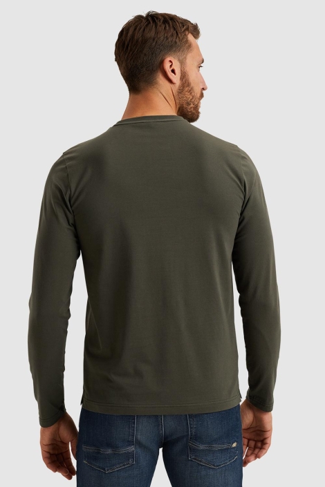PME legend long sleeve r-neck cotton elastan